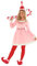 Morph Pinkes Elfenkostüm für Damen, Weihnachtselfen Outfit, Festliches Kostüm, Lustiges Elfenkleid, L