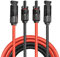 Cable de Extensión de Panel Solar de 6 mm², Alargador de Cable Solar de 1/2/3/5M, Cable de Cable Fotovoltaico con Conectores Hembra y Macho Kit de Adaptador para Panel Fotovoltaico (6mm²5m)