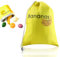 Yellow Banana Storage Bag for Fridge,35cm X 28cm Drawstring Bag to Keep Fresh Banana Fruit Vegetable Fresher for Longer,Reusable,Shockproof,Odor Resistant Storage for Fridge,Kitchen,Picnics