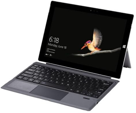 Per Microsoft Surface Pro 3/4/5/6/7, tastiera della tavoletta senza fili portatile sottile Bluetooth 3.0, tastiera di gioco del computer portatile