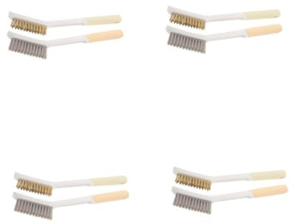 FRCOLOR 8pcs Oven Scrubber Grease Cleaner Degreaser Wire Brush for Stove Countertop Kitchen