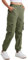 Pioneer Camp Wanderhose Damen Cargohose für Frauen Arbeitshose mit Gummibund Outdoor Hosen Baumwolle Stretch Jogginghosen mit 6 Taschen Armeegrün M