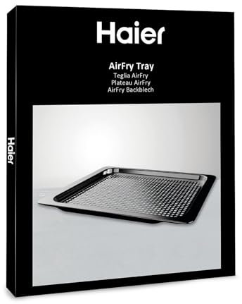 Bandeja Haier AirFry para horno: cocción más saludable con distribución uniforme del calor, horneado y asado versátil, 454 x 389,5 mm