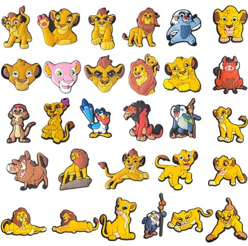 AYNKH 29Pcs Charme de Chaussure de Dessin Animé Décoration de Sabot en PVC pour Animaux Boucles de Chaussures Anime Décoration de Chaussures pour Filles Garçons Femmes Anniversaire Fête de Noël Cadeau