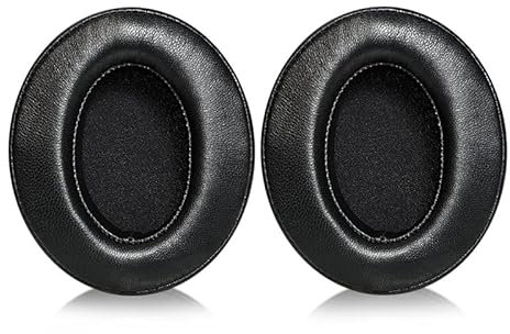 Momentum 2.0 Earpads,Replacement Ear Pads Cushion Cover Compatible with Sennheiser Momentum 2.0 Over Ear Headphones,Black Lambskin