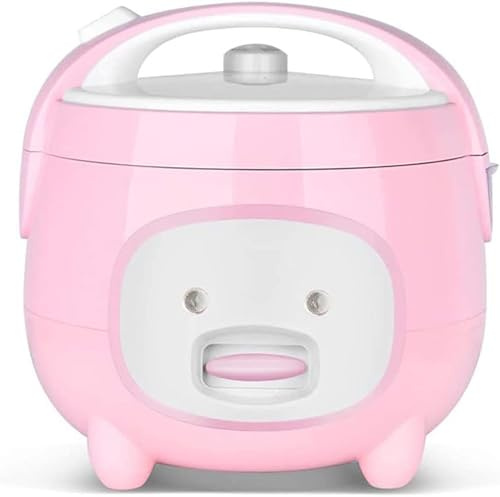 Mini Cuiseur à Riz (2 L | 400 W) Cuiseur à Riz Multifonctionnel Pot Intérieur Antiadhésif Protection Haute Température Adapté pour Une Utilisation à 2-3 Personnes, Pink
