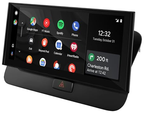 12.3 Inch Linux Screen Upgrade for Audi Q5 SQ5 RSQ5 MMI 3G, Wireless CarPlay and Android Auto, Screen Mirroring, Vehicle Cameras