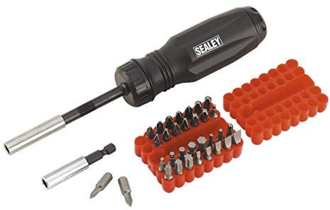 Sealey ak6498 Gearless Ratchet Set de destornilladores dinamométricos (