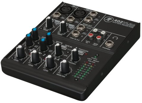 Mackie 402VLZ4 4-Channel Compact Analog Mixer With Legendary Onyx Mic Preamps