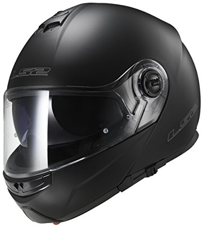 LS2, motorradhelm Strobe schwarz mat, S
