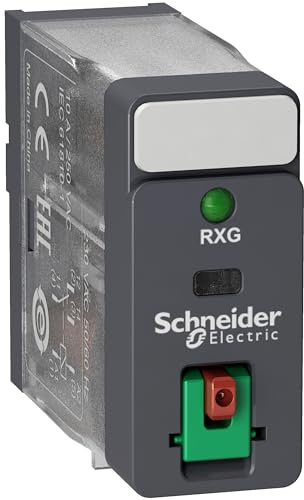 Schneider Electric Harmony Relay RXG Monostabiles Relais, Steckrelais 1-poliger Wechsler 10A 230V ac Spule / 820mW