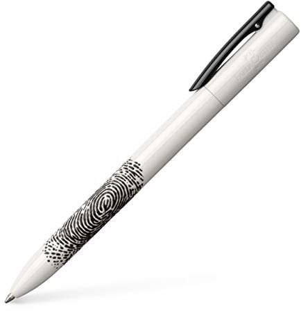 Faber-Castell 149307 - Drehkugelschreiber WRITink Print, weiß