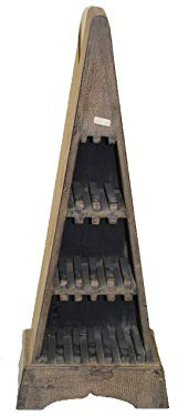 fantasie d oriente Mobile Porta CD Piramide in Legno Porta CD CM 70 H X28X19