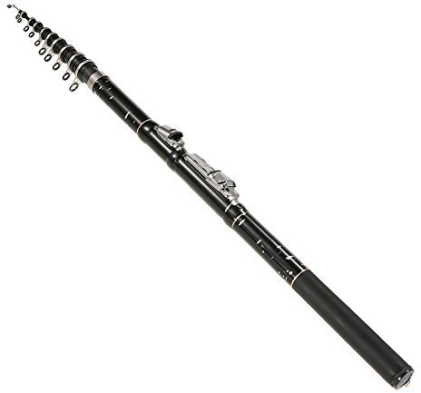 Lixada Tragbaren Teleskop Angelrute/Carbon Faser Ultra Light Versenkbare Angelrute, 1.8 m / 2.1 m / 2.4 m / 2.7 m / 3.0 m / 3.6 m