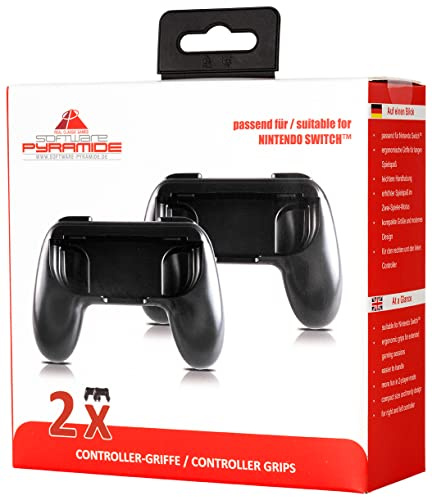 Switch Grip-Kit Doppelpack | für Nintendo Switch [Schwarz] - Software Pyramide