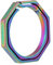 Dioche Titanium Schlüsselanhänger, Super Lightweight Bunte EDC Keychain Karabiner Pocket Octagonal Ring
