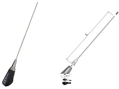 SIRIO TAIFUN ANTENNA VEICOLARE VHF 118-480 MHZ 5,5M CAVO