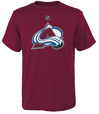 NHL Kinder T-Shirt Colorado Avalanche Youth Primary Logo Eishockey (M (10/12))