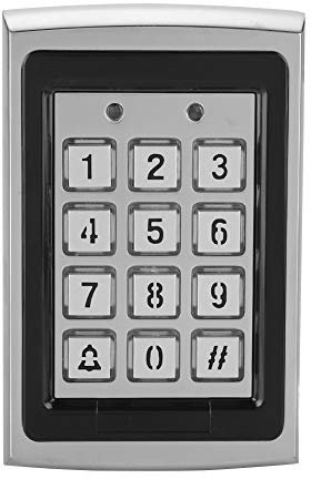 Metal Door Access Control Keypad, Code RFID Keypad IP68 Waterpfoof Access Control System with Backlight 1000 Users keypad Garage Door Keypad Reader