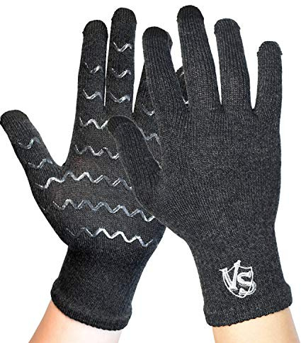 Vital Salveo- Compression Arthritis Gloves with Non-Slip for Pain Relief -Rheumatoid, Osteoarthritis Carpal Tunnel Aches (Pair)