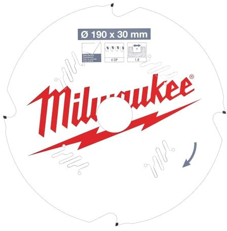 MILWAUKEE Universal-Sägeblatt 4 Zähne 1,8x190mm 4932471304