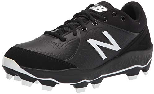 New Balance Men's Fresh Foam 3000 V5 TPU Molded Baseball Shoe, Black/Black, 15