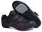 Earnmore Non-Slip Cycling Shoes, Breathable Carbon Fiber Road and Mountain Bike Shoes, Assisted Sports Shoes with Reflective Strips (10,red)