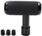 Dingln Auto-Shift-Schaltknauf T Shaped Universelles Manuell/Automatik-Gang Schaltknauf (Schwarz)