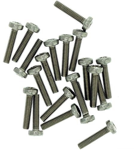 M2 (2mm x 25mm) Pozi Pan Machine Screw (Bolt) - Stainless Steel (A2) (Pack of 20)