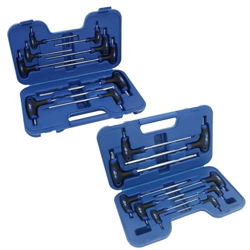 Metrischer Innensechskantschlüssel + Torx Star Tamper Set 2-10mm T10 - T50 18pcs