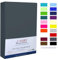 Camry Spannbettlaken Topper 180x200cm Anthrazit Baumwolle Bettlaken Jersey Spannbetttuch Oeko-Tex 100