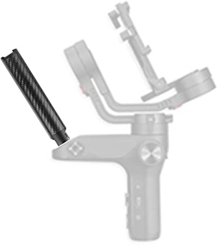 BGNing Karbonfaser-Griff-Griff-Verlängerungsstange, kompatibel mit Weebill S Hand-Stabilisator, Monitorhalterung für Weebill Lab Gimbal