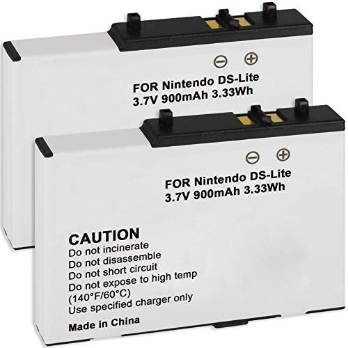 2X Akku kompatibel mit Nintendo USG-003 kompatibel mit Nintendo DS Lite