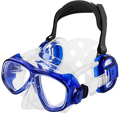 IST ProEar ME80-CB Tauchmaske Taucherbrille mit Ohrenschutz Ear-Protection