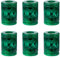 PandaHall 10pcs Large Hole Green Jade Stone Beads 14x10mm Cylindrical Craft Bead for European Charm Bracelet, Hole: 5mm