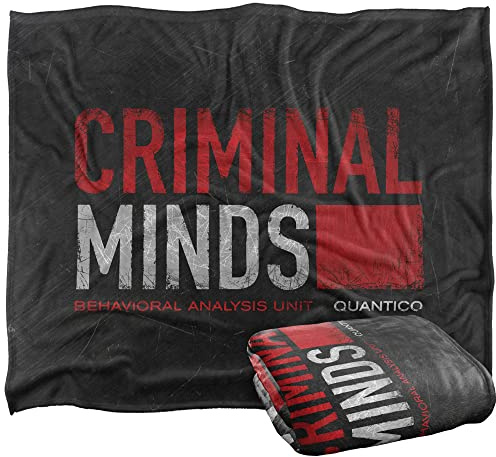 Criminal Minds Überwurfdecke, seidig, superweich, 152 x 127 cm