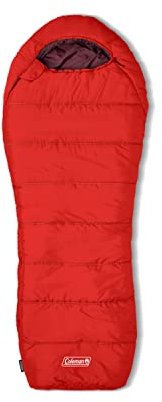 Coleman Unisex-Erwachsene 2158201 Schlafsack, rot, 40°