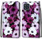 Mo-Somnus Kompatibel mit Samsung Galaxy M32 4G / F22 Hülle, Leder Handyhülle mit Kartenfach Geld Slot Ständer PU Ledertasche Wallet Flip Brieftasche Magnetische Schutzhülle Case Etui (Blume 2)