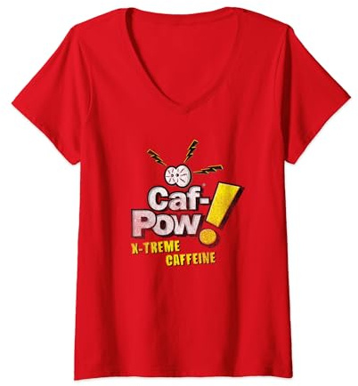 NCIS Abigail's Caf-Pow T-Shirt mit V-Ausschnitt