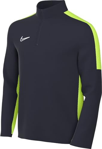 NIKE DR1356-452 Y NK DF ACD23 DRIL TOP T-Shirt Unisex Obsidian/Volt/White Size M