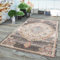 TT Home In-& Outdoor Teppich Küche Wohnzimmer Wetterfest Balkon Vintage Design Abstrakt, Farbe: Grau 2, Größe:120x170 cm