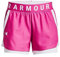Under Armour Play Up 2in-1 Shorts, Pantaloncini Donna, Rosa Ribelle/Bianco/Bianco, XS-S