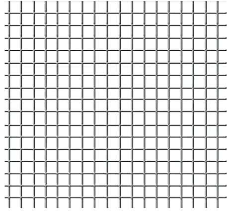 Acan Tradineur - Rollo de Malla metálica galvanizado, Cuadrada, Valla, Cierre de Alambre, cercar jardín, gallinero, finca, Alta Resistencia (Gris - 1,5 x 3 m)