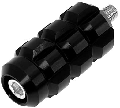 HCmotorku Repose-pieds CNC pour moto Harley Touring Street Glide Road King Softail Breakout Dyna Sportster XL Noir