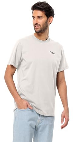 Jack Wolfskin Herren Essential M T-Shirt, Sea Shell, L EU
