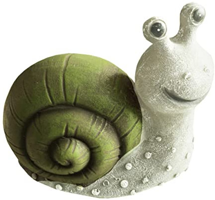 Garneck 1stk Sonnenschnecke Miniatur-schneckenfigur Tier Dekorative Schneckenstatue Solarschnecke Gartenverzierung Solar-schneckenlichter Schneckenmodell Karikatur Kunsthandwerk Harz