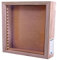 hvfun Rustikale Schattierbox aus Naturholz mit Lichtern, LED-beleuchtete Vitrine für Weinkorken und Tickets, Bierdeckel, 25,4 x 25,4 cm