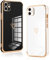 Vauki 2 Stück für iPhone 12 Mini Hülle, Silikon Handyhülle Herz Motiv Schutzhülle Kameraschutz Stoßfest Bumper Case für iPhone 12 Mini - Schwarz und Weiß