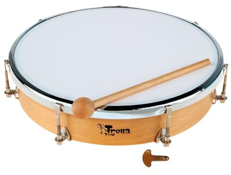 TrellaTon® Rahmentrommel mit Kugelschlägel, Ø 25 cm I Wiemann Lehrmittel