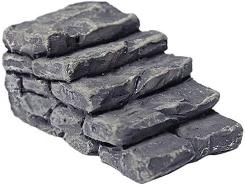 Rosojodg Mikro-Landschaftslandschaft, Landschaftsmodell, Mini-gerade Stufen, Modelleisenbahn, Landschaft, Heimbüro, Dekoration, Ornamente, Zubehör, langlebig und geschickt, Modelllandschaft (1,5 cm)